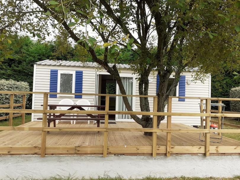 Les Mobile Home De Kerroyal Garlan Exterior foto
