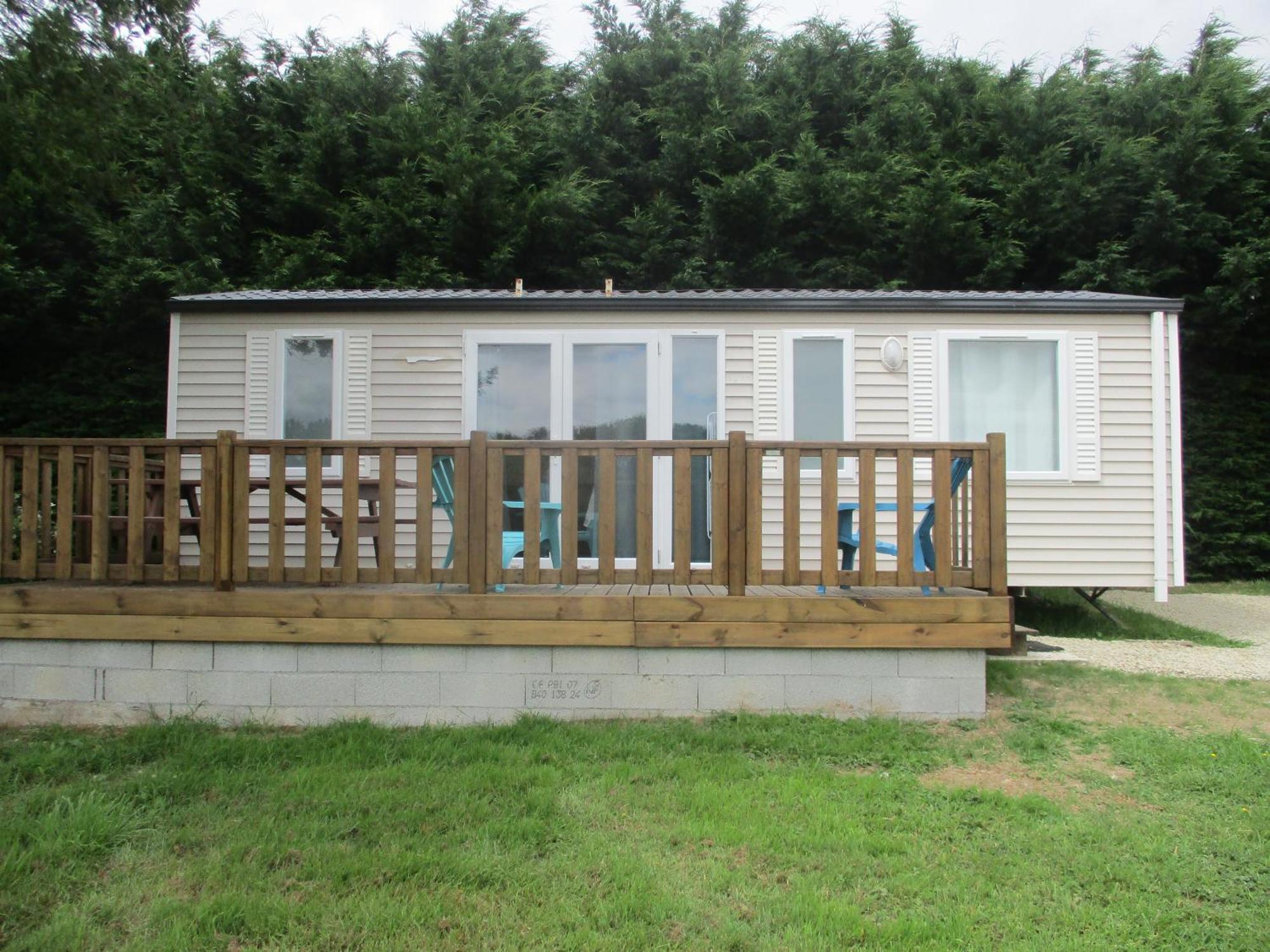 Les Mobile Home De Kerroyal Garlan Exterior foto