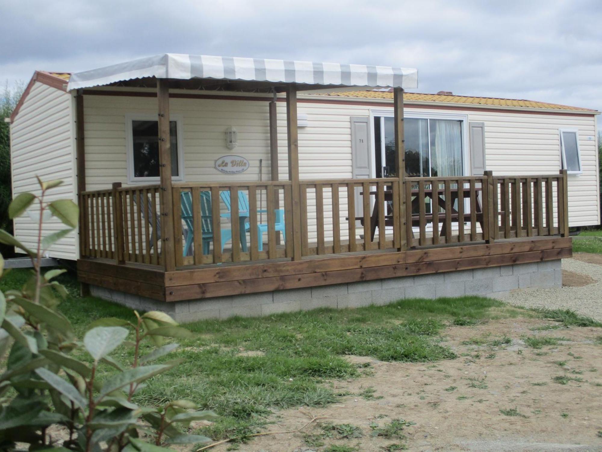 Les Mobile Home De Kerroyal Garlan Exterior foto