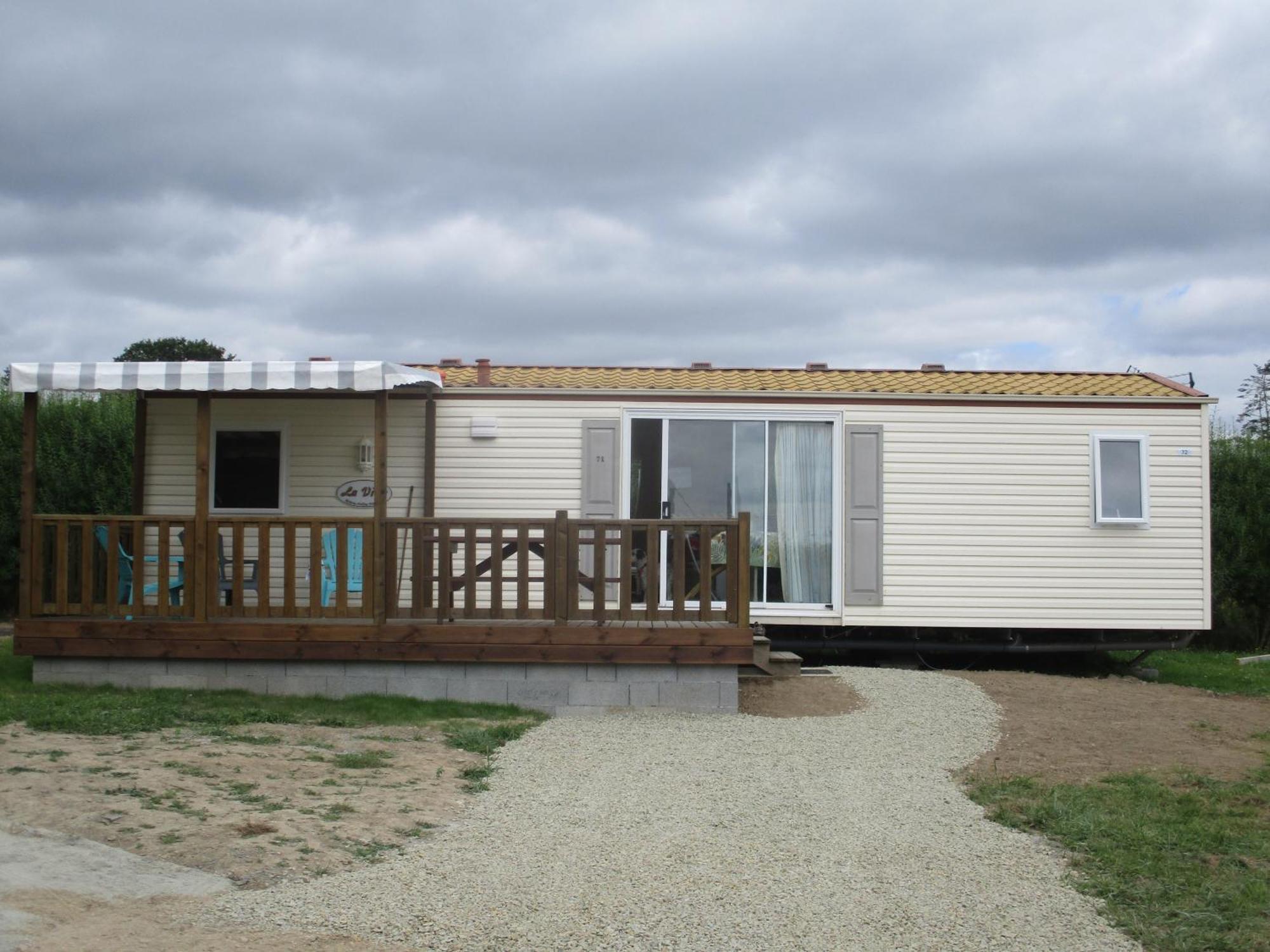 Les Mobile Home De Kerroyal Garlan Exterior foto
